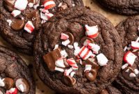 Peppermint Chocolate Chunk Cookies