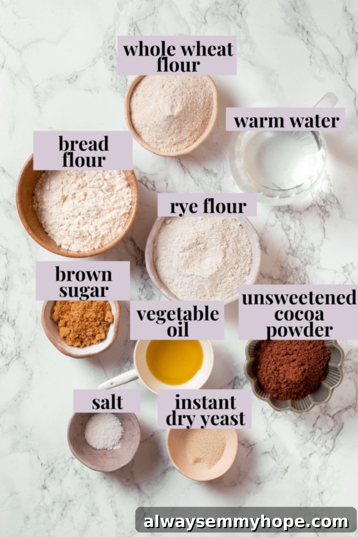 Pumpernickel Bread: A Deep Dive into Flavor and Tradition 3 Ingredients for homemade pumpernickel bread